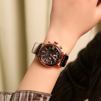 Gambar GUOU besar dial tren Waterproof Shi Ying Watch Yeguang pointer