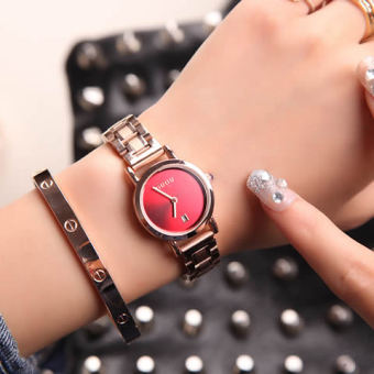 Gambar GUOU Korea Fashion Style gelang panggil kecil Watch jam tangan wanita