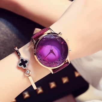 Gambar Guou Korea Fashion Style Ledakan Model Panggil Besar Jam Tangan Waterproof