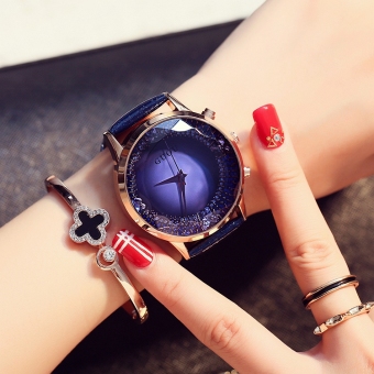 Gambar Guou Korea Fashion Style Ledakan Model Panggil Besar Jam Tangan Waterproof