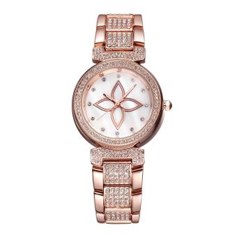 hazyasm WEIQIN Wei Qin fashion female form mother of pearl dial, three-dimensional diamond luxury brand ladies watches  