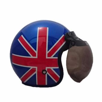 Gambar Helm bogo England pepsi Blue