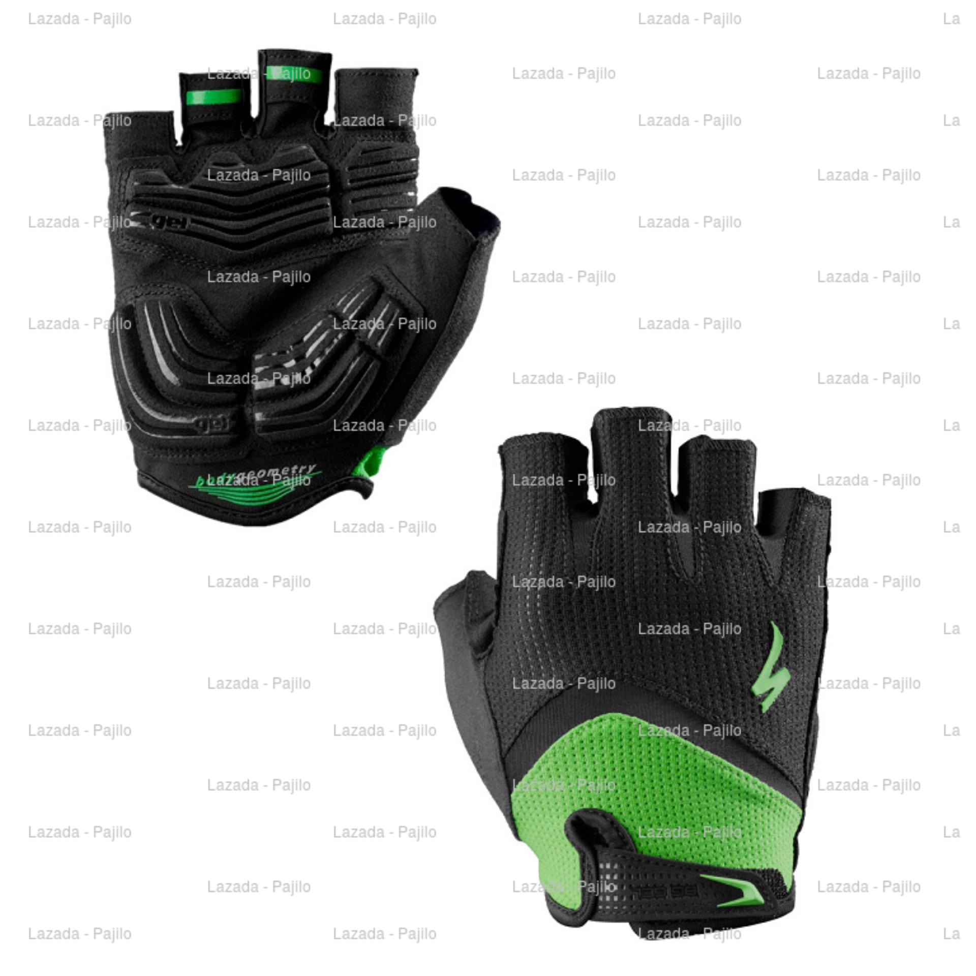 Flash Sale HIJAU SPECIALIZED HALF BG Gel Wiretap Sarung Tangan Sepeda Motor Full Touring Tour Bikers