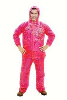Indoplast - Jas Hujan Jaket Celana Neon - Orange Juni 2018 - 2 Indoplast - Jas Hujan Jaket Celana Neon - Orange - 2