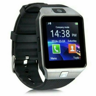 Jam Tangan Anak HandPhone/SmartWatch hitam ring silver