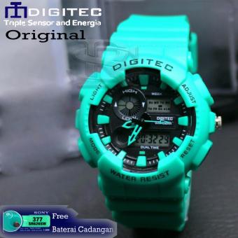 Gambar Jam Tangan digitec dual time DG1201RSII Rubber Strap