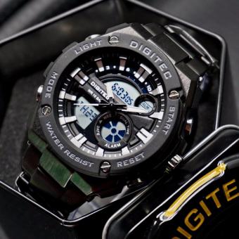 Gambar JAM TANGAN PRIA SPORT ORIGINAL Digitec Rantai DG1100 STRAP RANTAI TERBARU