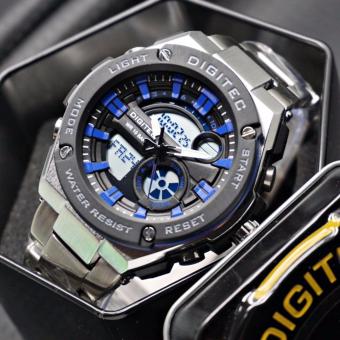 Gambar JAM TANGAN PRIA SPORT ORIGINAL Digitec Rantai DG1100 STRAP RANTAI TERBARU