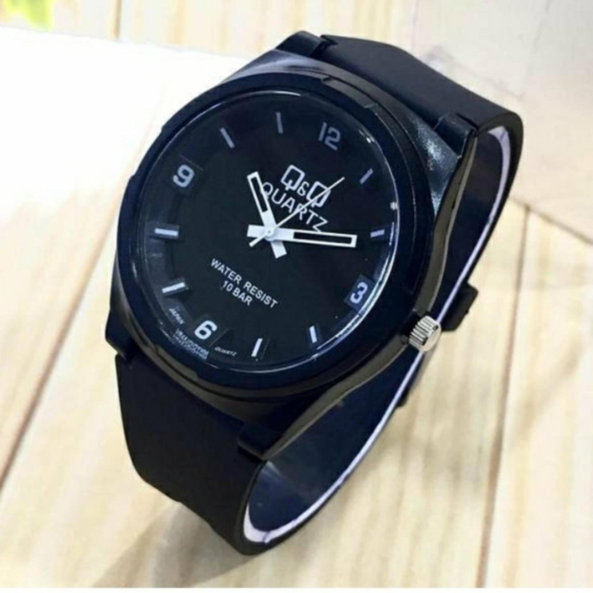 jam tangan Q&Q pria/wanita QMoe121a strap warna .
