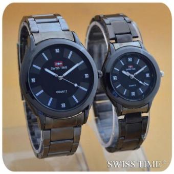 JAM TANGAN SWISS TIME/ARMY EXLUSIVE BORNEO COUPLE SW-899  