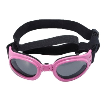 Gambar jaxuzha Foldable Pet Dog Goggles UV Sunglasses Windproof ProtectiveEyewear (Pink)   intl