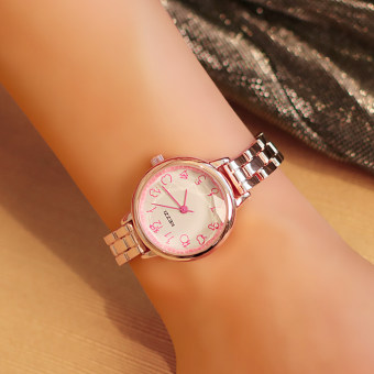 Gambar Jianyue cermin pemotongan digital jam tangan wanita Watch