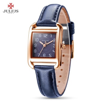 Julius JA - 954 Women Quartz Tonneau Case Luminous Watch (Blue) - intl  