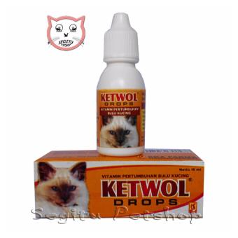 KETWOL DROPS OBAT VITAMIN PERTUMBUHAN BULU KUCING