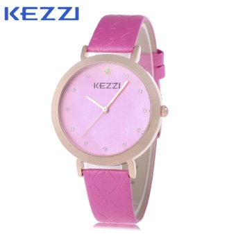 KEZZI K - 1350 Women Quartz Watch Pentagon Shape Mirror Water Resistance Wristwatch - intl  