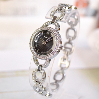 Gambar Kimio berlian asli cinta wanita jam tangan bentuk perempuan