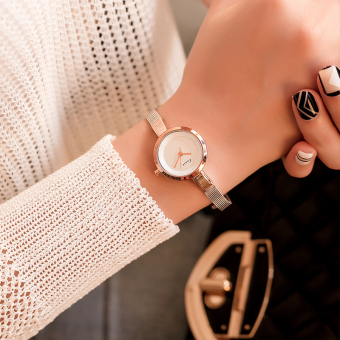 Gambar Kimio Shishang tenunan dengan style kecil, jam cewek gelang Bracelet
