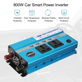 Gambar KKmoon 800W Car Inverter DC 12V to AC 220V 50Hz with 4 USB Ports   2 AC Outlets   intl