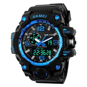 Kobwa When Men Large Dial Waterproof Electronic WatchesFashionMultifunctional Outdoor Sports Watch the Trend of MaleStudents(Not Specified)(OVERSEAS) - intl  