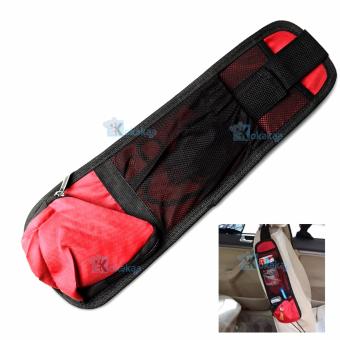 Gambar Kokakaa Chair Side Pocket   Tas Samping Kursi Mobil Serbaguna   Merah