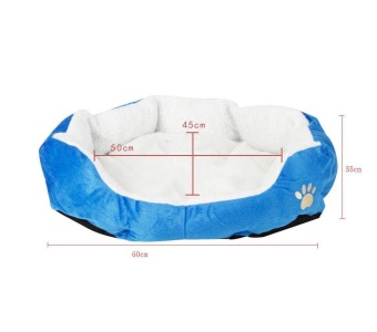 Gambar koklopo Comfy Pet Bed With Detachable Pad (L,Dark Blue)   intl