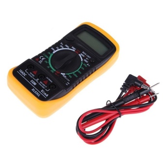 Gambar leegoal QST Handheld Counts With Temperature Measurement LCD Digital Multimeter Tester XL830L Without Battery (Yellow)   intl