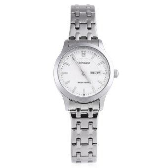 LONGBO 80169L Women Quartz Watch Date Day Display Luminous Pointer Water Resistance Wristwatch MZ4N6 - intl  