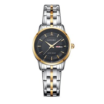 LONGBO Brand Stainless Steel Women Sport Watches WristWatch Luxury Analog Quartz-Watch Luxury Watch 88146 MZN4W (Color:c3) - intl  