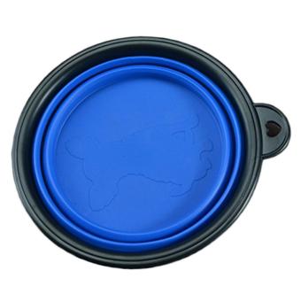 Mangkuk Mangkok Makan Anjing Portable Dog Travel Bowl SiliconePortable - Biru Juni 2018 - 2 Mangkuk Mangkok Makan Anjing Portable Dog Travel Bowl SiliconePortable - Biru - 2