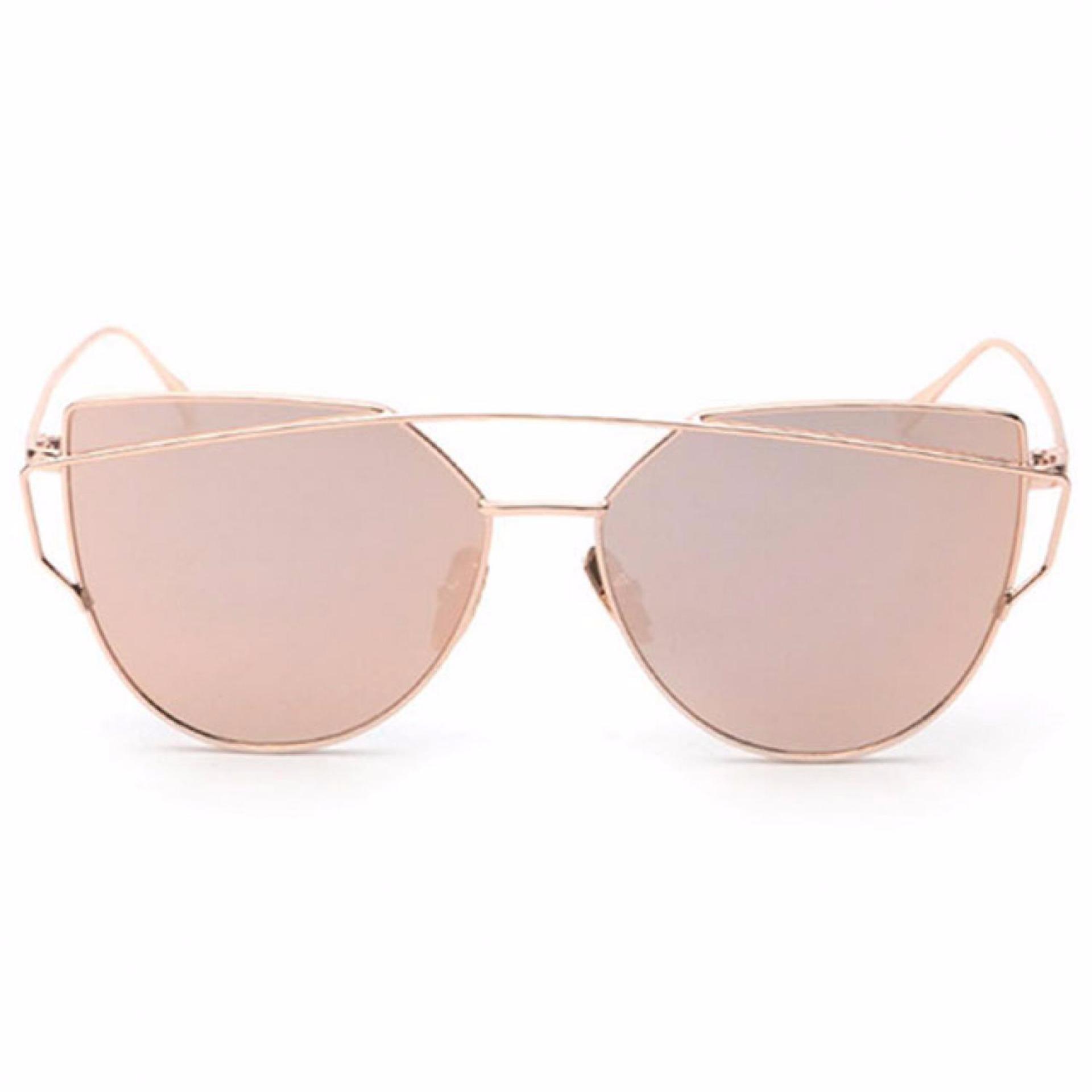 Marlow Jean Kacamata Wanita Cat Eye Sunglasses Classic - Pink