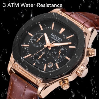 MEGIR Auto Date Mens Watches Military Sports Casual Waterproof Wristwatch - intl  