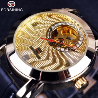 Mens Watches Top Brand Automatic Luxury Small Dial Diamond Display Golden Luxury Corrugated Designer  