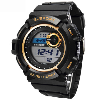 Mens Wrist Watches Digital Sports Watch 61586-Gold  