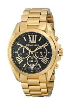 Michael Kors Women's Bradshaw Gold-Tone Watch MK5739 Gold/Black  