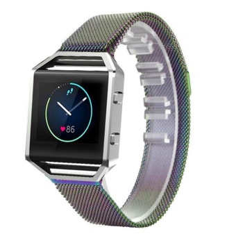 Milanese Magnetic Loop Stainless Steel Bands Strap Bracelet For Fitbit Blaze MR - intl  