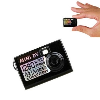 Mini Webcam Spy Cam Y1000 5MP HD Video Camera Recorder DVR 1280 x960 (Black) - intl  