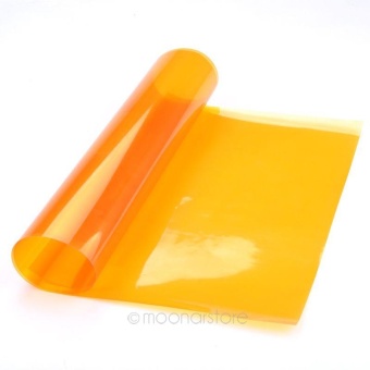 Gambar Moonar Waterproof Self adhesive Car Light Headlight Taillight Tint Film Membrane Sticker 30cm*60cm (Orange)   intl