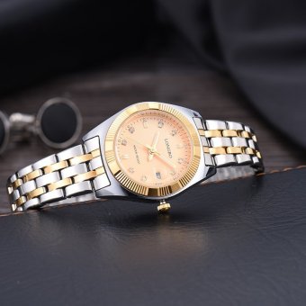 Moozoo LONGBO Women Waterproof Luxury Stainless Steel Strap Business Watches Quartz Wrist Watch MZSWGM (Color:As First Picture) - intl  