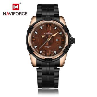 NAVIFORCE Men's Brand Fashion Sports Watches men Waterproof Quartz Full Steel Watch Man Military Wristwatches relogio masculino  