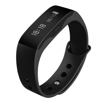 New Trend Wireless Waterproof Fitness Tracker Bluetooth Smart Sports Bracelet Watch Wristband Black Hot Sale - intl  