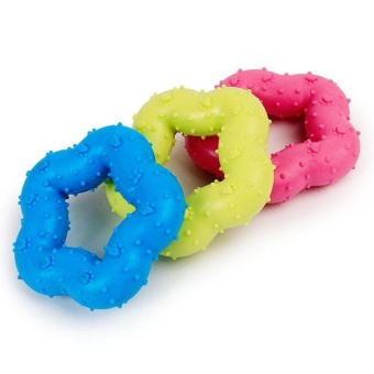 Gambar Non Toxic Soft Rubber Chew Toys 1 Pcs Dog Toy Five pointed Star Shape Random   intl