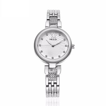 oxoqo KEZZI Brand 2016 New Luxury Women Quartz Watch High Quality Ladies Fashion Casual Wristwatch Relogio Feminino Steel Montre Femme (Silver)  