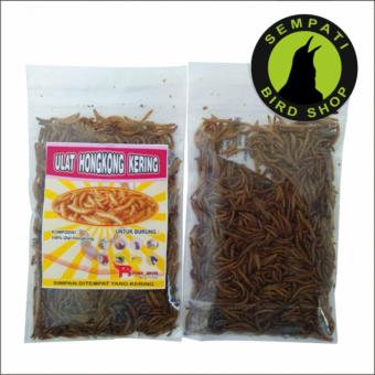 Pakan Burung Anis Cucak Ijo Pleci Kacer Cucak Rowo Jalak Murai Ciblek Ulat Hongkong Kering R-Fam Jaya