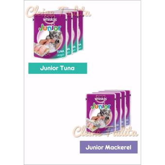 Paket Whiskas Pouch Junior 24 Pcs