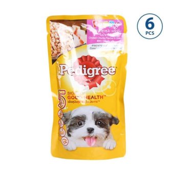Pedigree Puppy Chicken 130 Gr Pouch 6 Pcs
