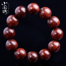 Pengiriman India Zambia Lobular Cendana Merah Gelang Gelang Manik-manik Kalung 108 2 Kakek-kakek dan Darah Tan Venus-Intl