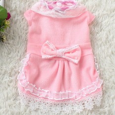 Pet Anjing Kecil Anak Anjing Kucing Princess Tutu Gaun Gaun Busana PK L .