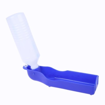 Pet Supply Travel Portable Water Bowl Bottle Drinking Fountain(Blue) - Intl Juni 2018 - 5 Pet Supply Travel Portable Water Bowl Bottle Drinking Fountain(Blue) - intl - 5