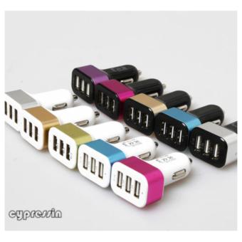Pitaldo Charger Mobil Fast Charging USB 3 Colokan 5A total