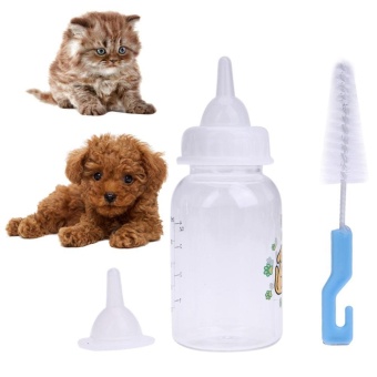 Portable Puppy Kitten Feeding Drink Bottle Milk Feeder Dispenser - Intl Juni 2018 - 2 Portable Puppy Kitten Feeding Drink Bottle Milk Feeder Dispenser - intl - 2